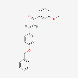 (2E)-3-[4-(Benzyloxy)phenyl]-1-(3-methoxyphenyl)prop-2-en-1-one