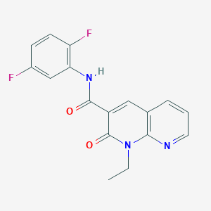 N-(2,5-difluorophenyl)-1-ethyl-2-oxo-1,2-dihydro-1,8-naphthyridine-3-carboxamide
