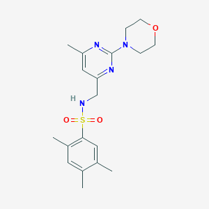 2,4,5-trimethyl-N-((6-methyl-2-morpholinopyrimidin-4-yl)methyl)benzenesulfonamide