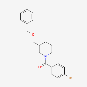 (3-((Benzyloxy)methyl)piperidin-1-yl)(4-bromophenyl)methanone