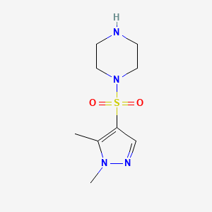 1-[(1,5-dimethyl-1H-pyrazol-4-yl)sulfonyl]piperazine
