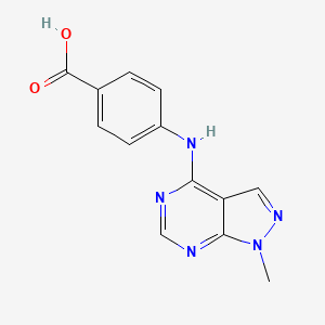 4-((1-Methyl-1H-pyrazolo[3,4-d]pyrimidin-4-yl)amino)benzoic acid