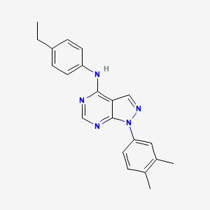 1-(3,4-dimethylphenyl)-N-(4-ethylphenyl)-1H-pyrazolo[3,4-d]pyrimidin-4-amine