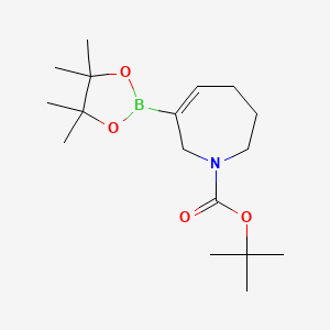 tert-Butyl 6-(4,4,5,5-tetramethyl-1,3,2-dioxaborolan-2-yl)-2,3,4,7-tetrahydro-1H-azepine-1-carboxylate
