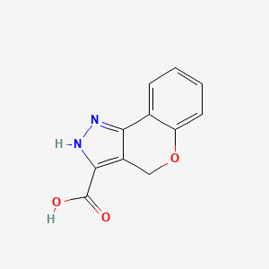 1,4-Dihydrochromeno[4,3-c]pyrazole-3-carboxylic acid