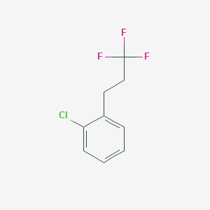 molecular formula C9H8ClF3 B2568117 1-Chloro-2-(3,3,3-trifluoropropyl)benzene CAS No. 96256-38-1