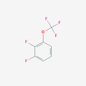 molecular formula C7H3F5O B2568129 1,2-Difluoro-3-(trifluoromethoxy)benzene CAS No. 158178-35-9; 389-40-2