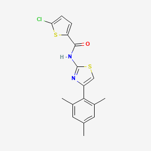 5-chloro-N-(4-mesitylthiazol-2-yl)thiophene-2-carboxamide