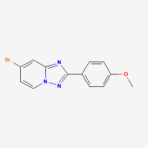 7-Bromo-2-(4-methoxyphenyl)-[1,2,4]triazolo[1,5-a]pyridine