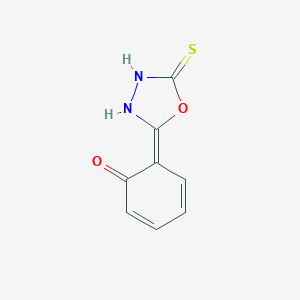 molecular formula C8H6N2O2S B256816 (6E)-6-(5-sulfanylidene-1,3,4-oxadiazolidin-2-ylidene)cyclohexa-2,4-dien-1-one 