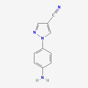 1-(4-Aminophenyl)pyrazole-4-carbonitrile
