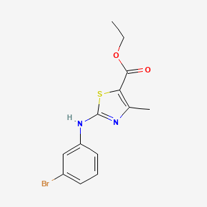 Ethyl 2-[(3-bromophenyl)amino]-4-methyl-1,3-thiazole-5-carboxylate