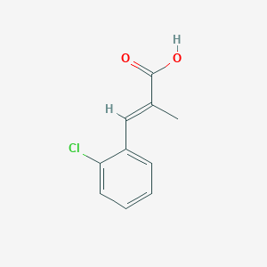 molecular formula C10H9ClO2 B256820 2-Chloro-alpha-methylcinnamic acid 