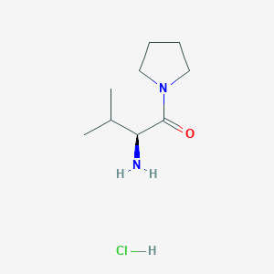 (2S)-2-amino-3-methyl-1-(pyrrolidin-1-yl)butan-1-one hydrochloride