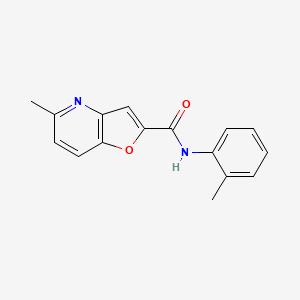 5-methyl-N-(o-tolyl)furo[3,2-b]pyridine-2-carboxamide