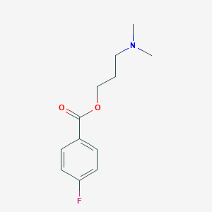 molecular formula C12H16FNO2 B256823 3-(Dimethylamino)propyl 4-fluorobenzoate 