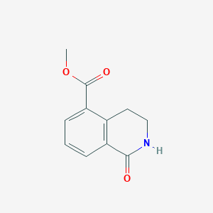 molecular formula C11H11NO3 B2568241 Methyl 1-oxo-1,2,3,4-tetrahydroisoquinoline-5-carboxylate CAS No. 93258-88-9