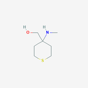 [4-(methylamino)tetrahydro-2H-thiopyran-4-yl]methanol