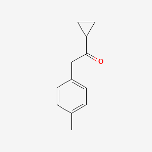 molecular formula C12H14O B2568283 1-环丙基-2-(4-甲基苯基)乙酮 CAS No. 56594-97-9