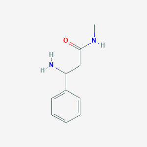 molecular formula C10H14N2O B2568285 3-amino-N-methyl-3-phenylpropanamide CAS No. 180264-40-8