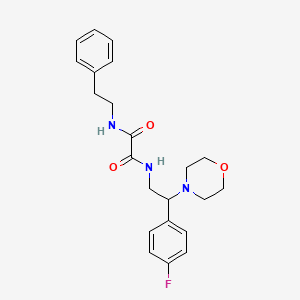 N1-(2-(4-fluorophenyl)-2-morpholinoethyl)-N2-phenethyloxalamide