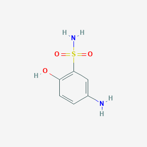 molecular formula C6H8N2O3S B2568327 5-Amino-2-hydroxybenzenesulfonamide CAS No. 89533-02-8