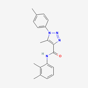 molecular formula C19H20N4O B2568334 N-(2,3-二甲苯基)-5-甲基-1-(4-甲苯基)-1H-1,2,3-三唑-4-甲酰胺 CAS No. 866871-86-5