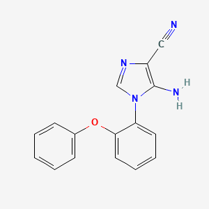 5-amino-1-(2-phenoxyphenyl)-1H-imidazole-4-carbonitrile