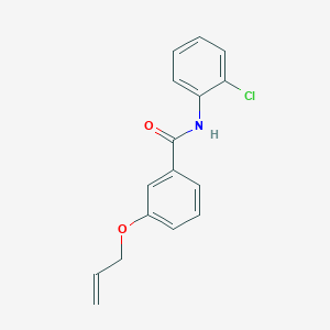 molecular formula C16H14ClNO2 B256837 3-(allyloxy)-N-(2-chlorophenyl)benzamide 