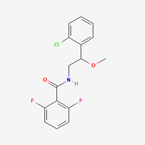 N-(2-(2-chlorophenyl)-2-methoxyethyl)-2,6-difluorobenzamide