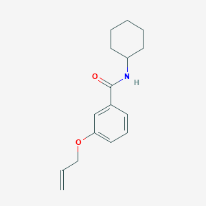 molecular formula C16H21NO2 B256839 3-(allyloxy)-N-cyclohexylbenzamide 