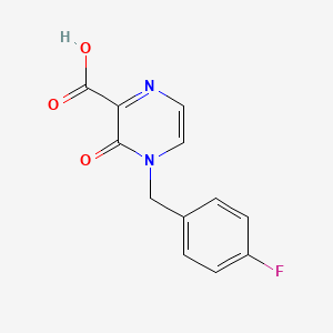 4-(4-Fluorobenzyl)-3-oxo-3,4-dihydropyrazine-2-carboxylic acid