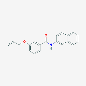 molecular formula C20H17NO2 B256842 3-(allyloxy)-N-(2-naphthyl)benzamide 