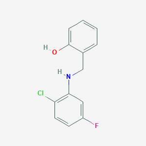 2-{[(2-Chloro-5-fluorophenyl)amino]methyl}phenol