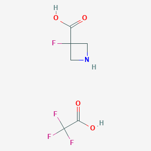 3-Fluoroazetidine-3-carboxylic acid;2,2,2-trifluoroacetic acid