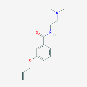 molecular formula C14H20N2O2 B256843 3-(allyloxy)-N-[2-(dimethylamino)ethyl]benzamide 