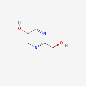molecular formula C6H8N2O2 B2568435 (R)-2-(1-hydroxyethyl)pyrimidin-5-ol CAS No. 1460321-45-2