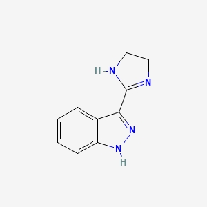 3-(4,5-dihydro-1H-imidazol-2-yl)-1H-indazole