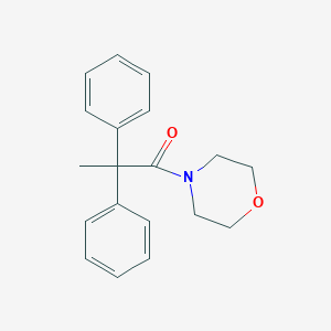 molecular formula C19H21NO2 B256851 4-(2,2-Diphenylpropanoyl)morpholine 