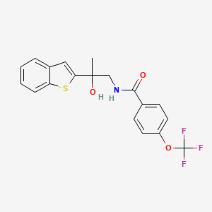 N-(2-(benzo[b]thiophen-2-yl)-2-hydroxypropyl)-4-(trifluoromethoxy)benzamide