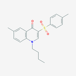 molecular formula C21H23NO3S B2568537 1-丁基-6-甲基-3-甲苯磺酰喹啉-4(1H)-酮 CAS No. 899217-48-2