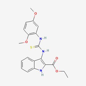 ethyl 3-[(2,5-dimethoxyphenyl)carbamothioylamino]-1H-indole-2-carboxylate