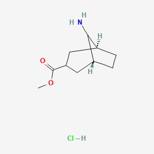 Methyl (1R,5S)-8-aminobicyclo[3.2.1]octane-3-carboxylate;hydrochloride