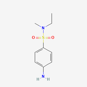 molecular formula C9H14N2O2S B2568603 4-amino-N-ethyl-N-methylbenzenesulfonamide CAS No. 52435-75-3