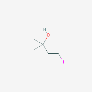 1-(2-Iodoethyl)cyclopropan-1-ol