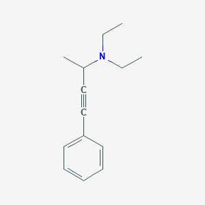 molecular formula C14H19N B256862 N,N-diethyl-4-phenylbut-3-yn-2-amine 