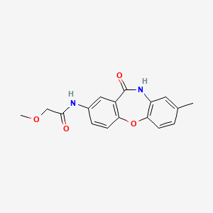 2-methoxy-N-(8-methyl-11-oxo-10,11-dihydrodibenzo[b,f][1,4]oxazepin-2-yl)acetamide