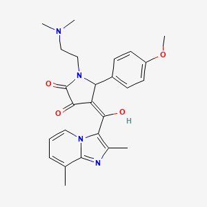 1-(2-(dimethylamino)ethyl)-4-(2,8-dimethylimidazo[1,2-a]pyridine-3-carbonyl)-3-hydroxy-5-(4-methoxyphenyl)-1H-pyrrol-2(5H)-one