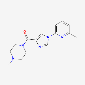 (4-methylpiperazino)[1-(6-methyl-2-pyridinyl)-1H-imidazol-4-yl]methanone