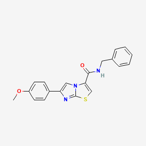 N-benzyl-6-(4-methoxyphenyl)imidazo[2,1-b]thiazole-3-carboxamide